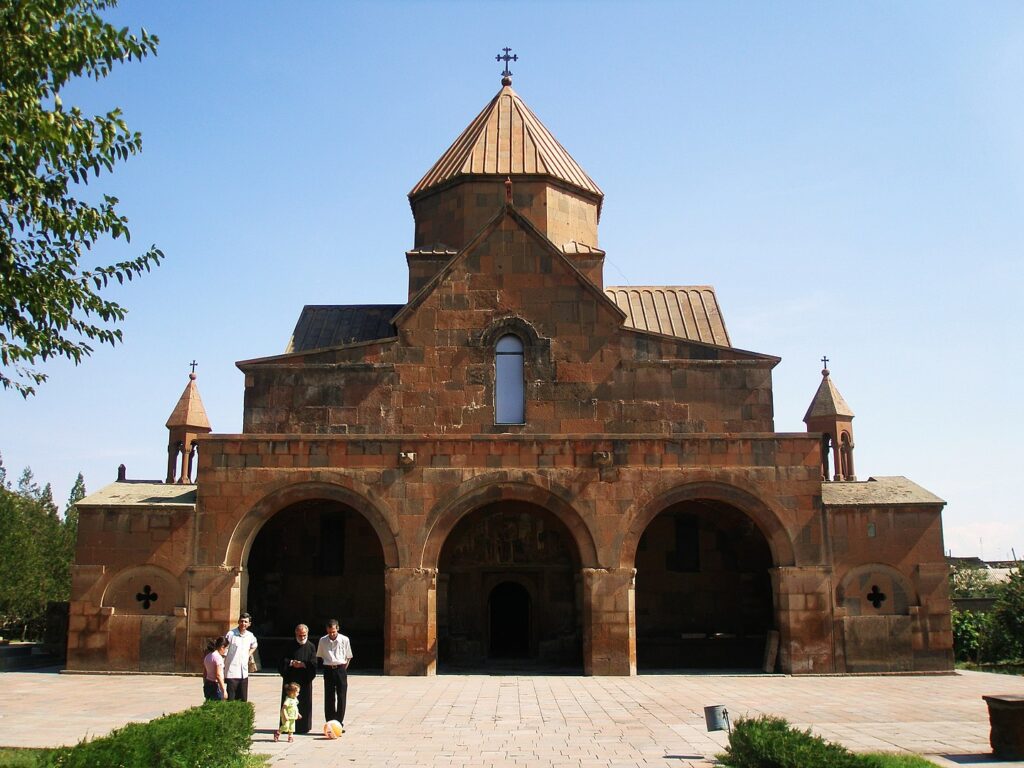 The Saint Gayane Church is a 7th-century Armenian church in Vagharshapat