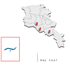 Day tour Armenia - Khor Virap, Noravank, Birds cave, Jermuk waterfall