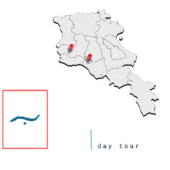 Day tour Armenia - Saghmosavank, Hovhannavank, Alphabet monument, Lake Kari, Amberd