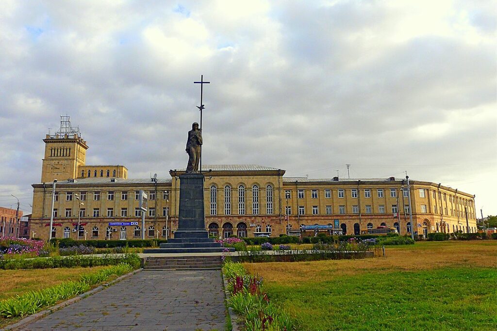 Independence Square in Gyumri